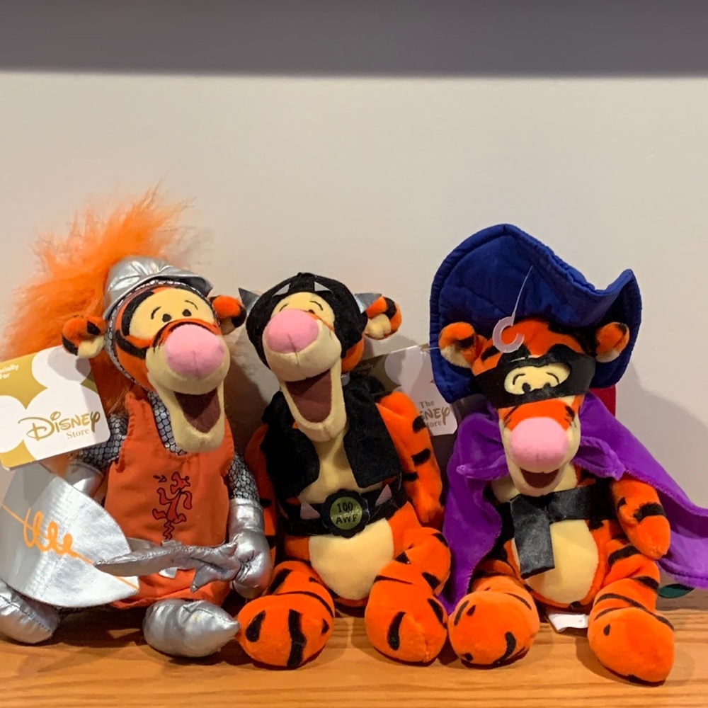 Disney Tigger Mini bean bag bundle